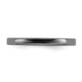 thumbnail image 4 of Sterling Silver Stackable Expressions Black Plated Polished Flat Ring Size 8, 4 of 5