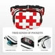thumbnail image 5 of Disketp Red Cross 1 Riñonera de Doble Capa, Bolsa de Cintura Ajustable para Viajes, Correr y Senderismo, Riñonera Ligera para Hombre y Mujer, 5 of 9