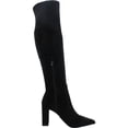 thumbnail image 6 of Wild Pair Womens EILEENE Faux Leather Pointed Toe Knee-High Boots, 6 of 11