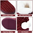 thumbnail image 4 of DL Womens-Warm-House-Bootie-Slippers Fluffy Cute For Winter, 4 of 6