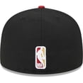 thumbnail image 4 of Men's New Era Black/Red Miami Heat Gameday Gold Pop Stars 59FIFTY Fitted Hat, 4 of 6