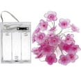 thumbnail image 7 of Flower String Lights Indoor 3D Cherry Blossom Fairy Lights, 13ft 40 LEDs Battery Operated String Lights for Kids Girls Bedroom, Christmas, Spring, Nursery, Wedding Decoration, 7 of 7