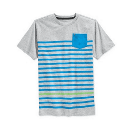 Tommy Hilfiger Little Boys' Jake Stripe T-Shirt, Gray Heather, Size 2T