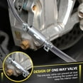 thumbnail image 4 of 2 Pack Brake Bleeder Hose, Motorcycle Brake Bleeder Kit with Nozzle Cap & Clamp, One Way Check Valve Tube Bleeding Tools for Hydraulic System Bleeding, Car Clutch Fluid Replacement Hose, 4 of 7
