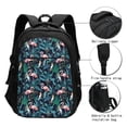 thumbnail image 3 of Fotbe Flamingos And Birds Mochila con Estampado y Puerto USB para Hombre y Mujer, Mochila Antirrobo, Mochila de Viaje, Mochila Escolar, Mochila Universitaria, 3 of 7