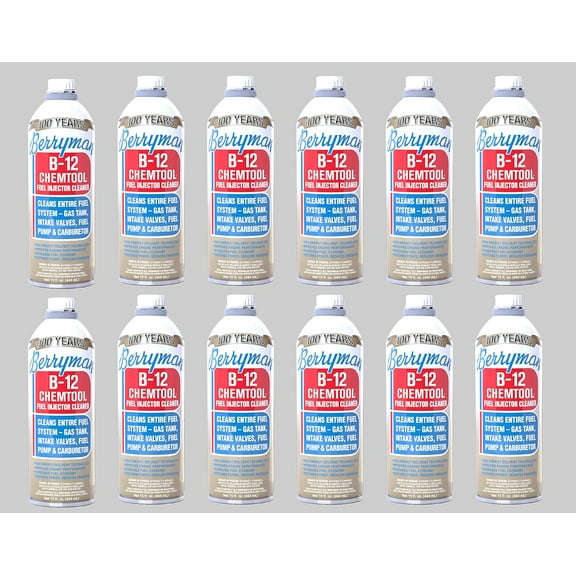 Berryman (0116-12PK) B-12 Chemtool Carburetor/Fuel Treatment and Injector Cleaner - 15 oz., (Pack of 12)