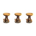 thumbnail image 3 of Billuyoard Outdoor Bird Bath Decorative Cat Birdbath Stable Tray Feeder Tub Ornament Type1 NO1, 3 of 6