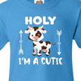 thumbnail image 4 of Inktastic I'm a Cutie White and Brown Holstein Cow with Arrows Youth T-Shirt, 4 of 5