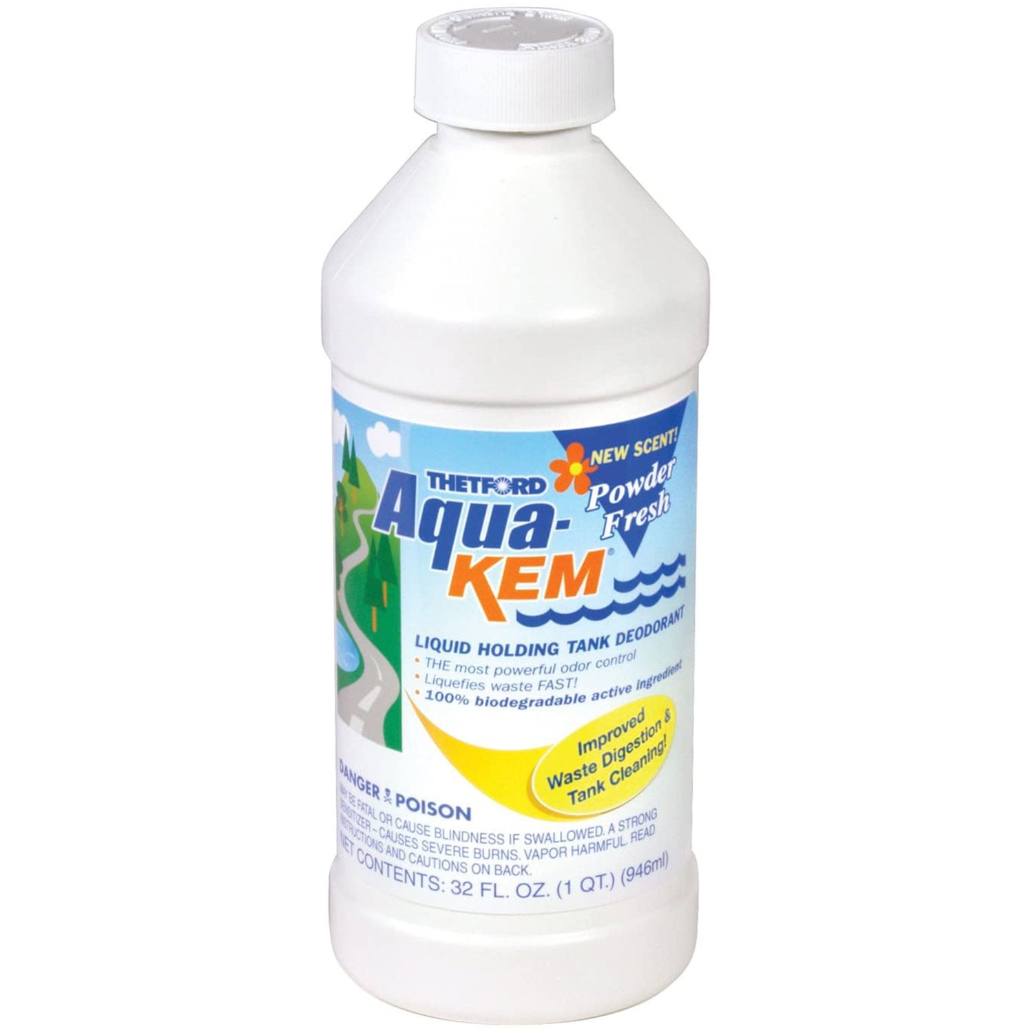 Thetford AquaKEM 32 Oz Powder Fresh Scent RV & Boat Holding Tank