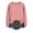 Pink, variant on Fashion Clothing Women's Solid Color Sweatshirt Sweatshirt For Women Tops Casual Raglan Long Sleeve Crew Neck Pullover Sweatshirt Casual Solid Color Tops