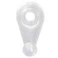 thumbnail image 1 of Phenofice 100Pcs Fixing Clips Glass Transparent Plastic Small Clips for Mirror Cabinet and Closet Use, 1 of 6