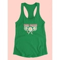 thumbnail image 3 of Think Positive Daisies Racerback Tank Women -Image by Shutterstock, Female Small, 3 of 4