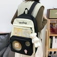 thumbnail image 3 of FDDMis 4pcs Carry on Backpack for Airplanes Womens Small Backpack Airplane Travel Backpack with Charger Built in Fashion Backpack Womens Laptop Backpack, 3 of 5