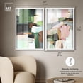 thumbnail image 5 of Silent Radiance Duo Shadowbox Print Blue Wall Decor by Art Remedy, White Frame, 24 x 36, 5 of 6