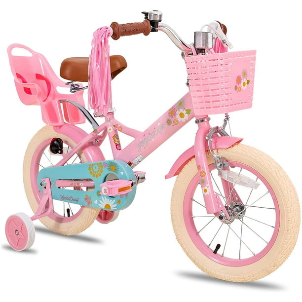 JOYSTAR Little Daisy 12 Inch Kids Bike for 2 3 4 Years Girls with