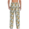 thumbnail image 3 of Daiia Fruit Pineapples Men's Sleep Pant with Pockets and Drawstring,Pajama Pants-X-Large, 3 of 9
