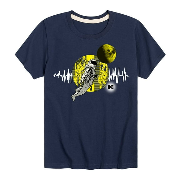 MTV Moon Person - Wavelength - Toddler And Youth Short Sleeve Graphic T-Shirt