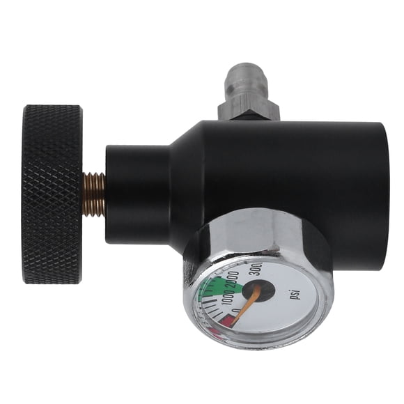 M Buder Adaptador de Recarga de Cilindro de CO2 Conector Regulador de Presión Accesorio para Máquina de SodaStream 0-3000psi Aluminio y Cobre Negro Duradero Fácil Instalación