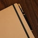 thumbnail image 4 of Cuaderno De Papel Cuaderno de papel Kraft A5 con páginas cuadriculadas, tapa dura, diario de oficina, 8,3 x 5,5 pulgadas, 1 paquete Yulucky, 4 of 8