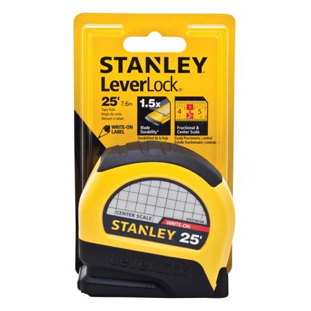 UPC: 0076174307580 | Stanley STHT30758L 25ftx1in Leverlock Tape Measure  STHT30758L