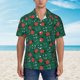 thumbnail image 2 of Balery Good Luck Ladybug Camisas hawaianas de manga corta para hombre, camisas playeras de corte holgado, camisas de vacaciones con botones,X-Large, 2 of 7