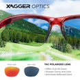 thumbnail image 4 of Gafas de Sol Deportivas Polarizadas Xagger para Niños y Jóvenes - Béisbol, 4 of 6