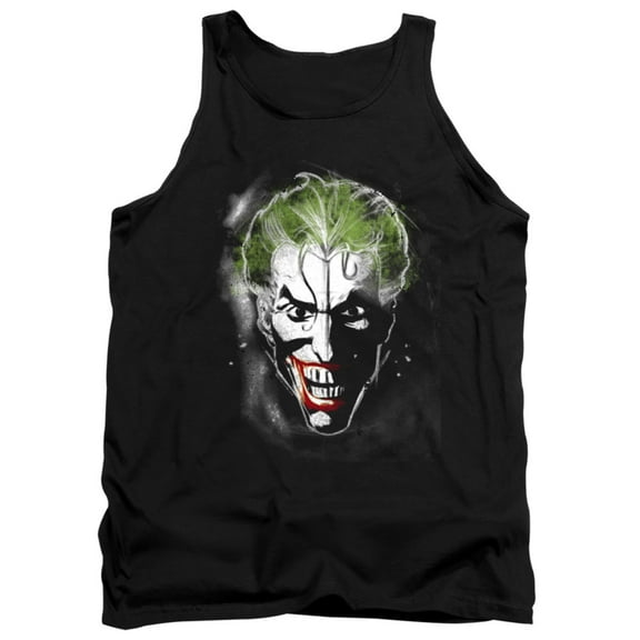 Batman Face Of Madness Adult Tank Top Black
