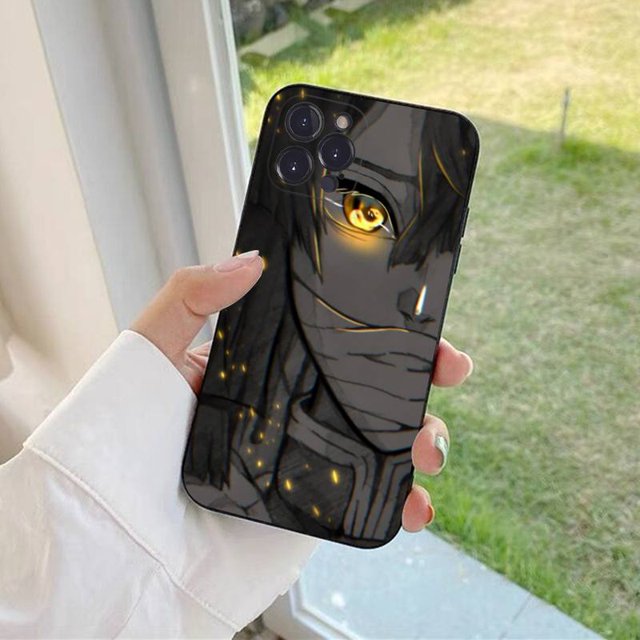 Funda de teléfono de Anime Kimetsu No Yaiba Demon Slayer para iPhone 8, 7, 6, 6S Plus, X, SE, 2020, XR, XS, 14, 11, 12, 13, Mini Pro Max Fivean unisex