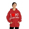 thumbnail image 5 of I Love My Polish Hound Dog Breed Graphic Hoodie Sweatshirt, Sizes S-5XL, 5 of 9