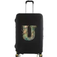 thumbnail image 1 of Housses de Valise Housse de Protection Valise de Voyage Anti-Rayures Housse Anti-Poussière Réutilisable Housse Anti-Poussière Lavable Motif Imprimé Graphique 8lettre Graphique U m, 1 of 6