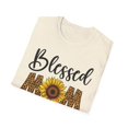 thumbnail image 5 of Blessed Mom, Gildan Unisex Softstyle T-Shirt, Sunflower Graphic Tee, S-3XL, 5 of 5