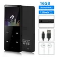 thumbnail image 1 of Mp3 Player With Bluetooth 5.3 Technology, High-Quality Portable Music Device With Hd Speaker, Touch Buttons For Seamless Control, Supports Expanded Storage Up To 128Gb, Ideal For, 1 of 8