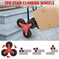 thumbnail image 5 of Stair Climbing Hand Truck, 330 Lbs Heavy-Duty Stair Climber Dolly with Telescoping Handle, Portable Folding Stair Climber Trolley Cart for Shopping, Moving, Commercial, Industrial, 5 of 6