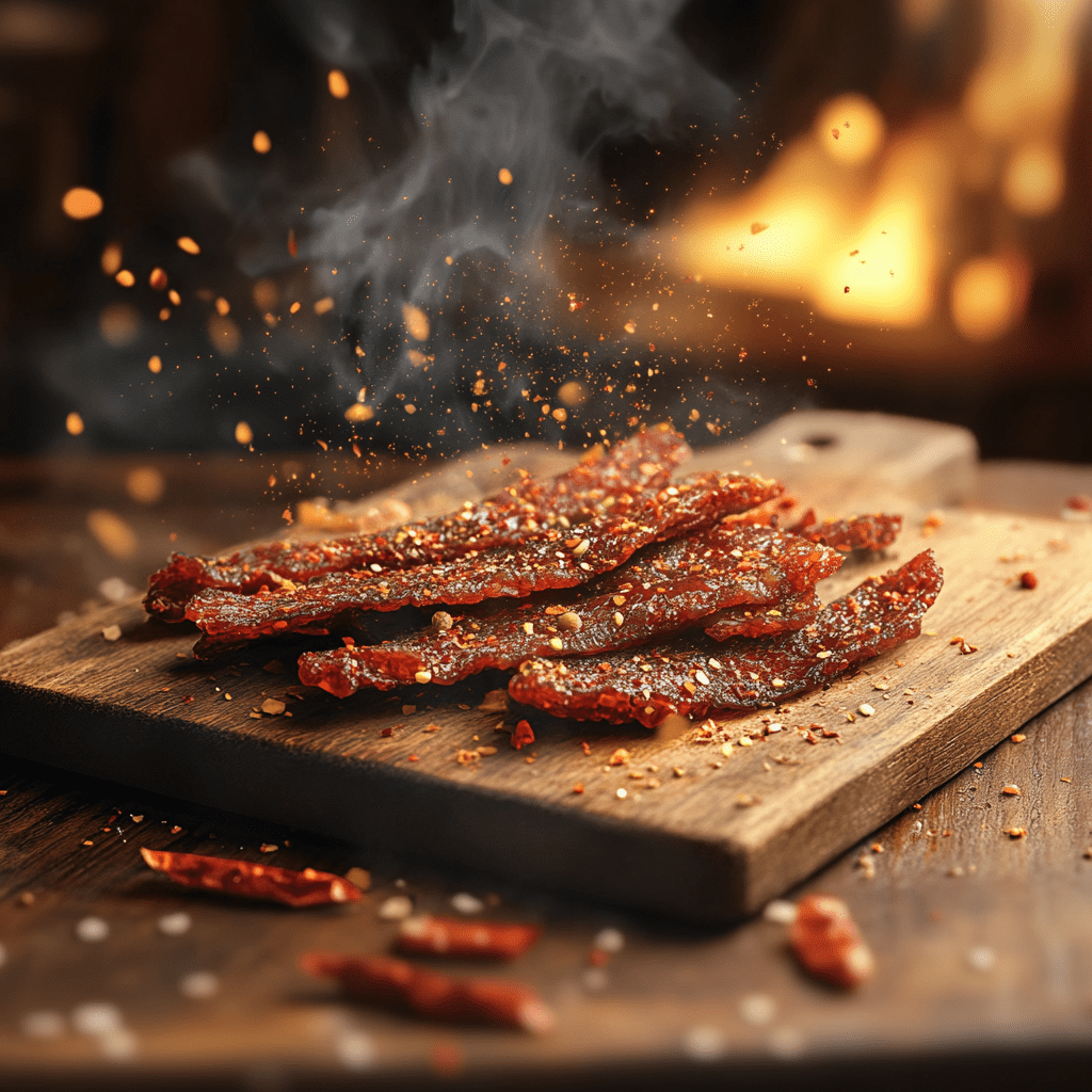 Salmon Jerky Made From Wild Canadian Smoked Salmon Spicy Flavored 2 Pack