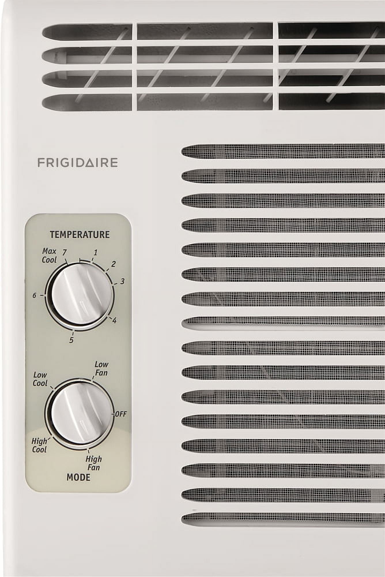 Frigidaire 5,000 BTU Mechanical Window Air Conditioner, 250 Sq. Ft., 2-Speeds, White, FFRA051WAE