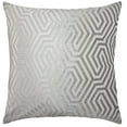 thumbnail image 1 of hometrends Boutique Silver Geometric Decorative Pillow, 1 of 2