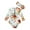White, variant on Toddler Girl Floral Print Long Sleeve Zipper Bodysuit Swimsuit With Headdress 1 Piece Swimsuit Suit For Toddlers Quick Drying Bathing Suits For 6 To 18 Months
