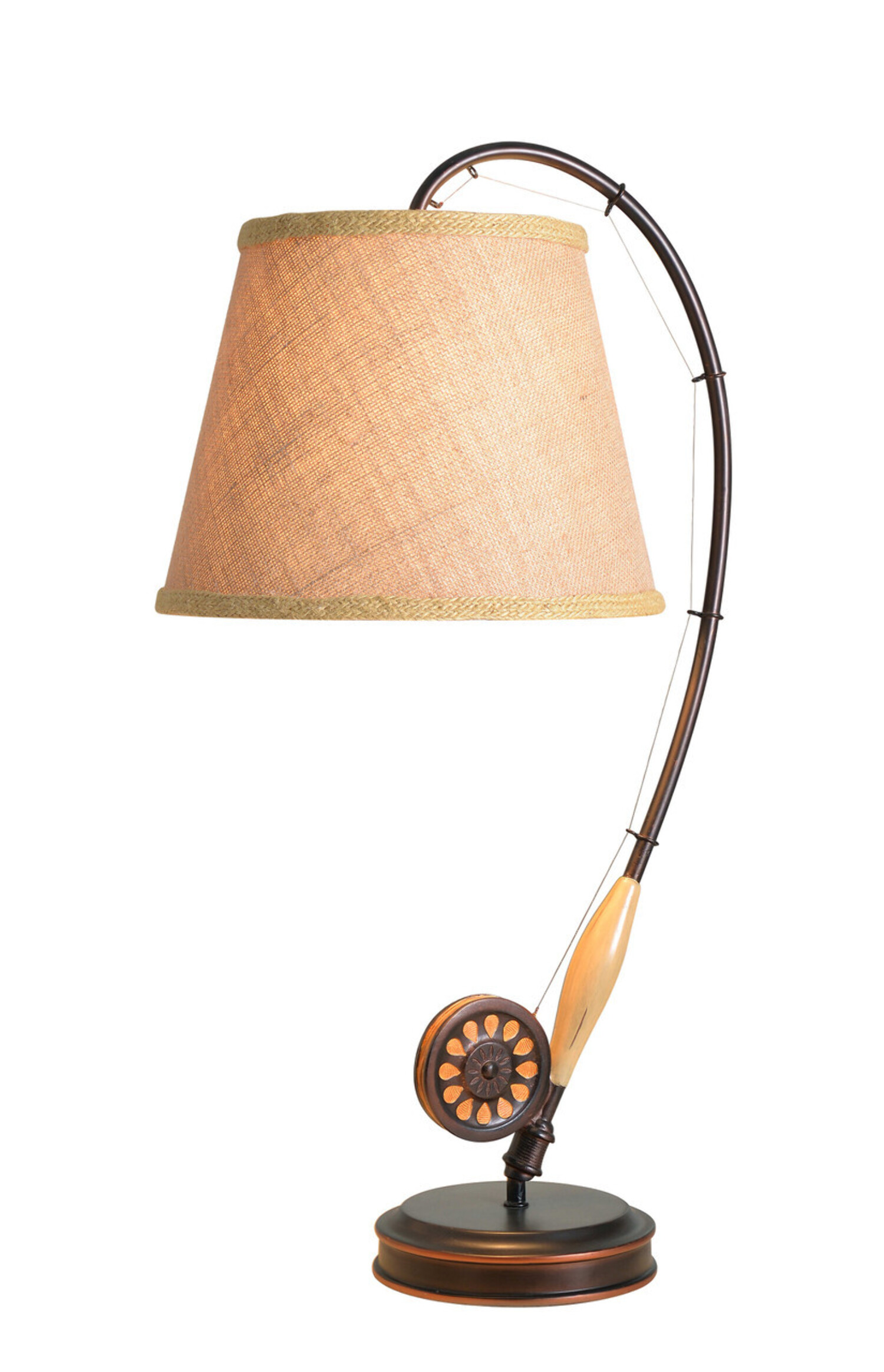 Fly Rod Table Lamp - Oil Rubbed Bronze