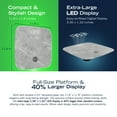 thumbnail image 5 of Nautica Plus App Compatible LED Body Composition Scale with Bluetooth , Travertine Stone , 440 lb Capacity, 5 of 12