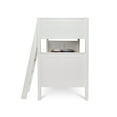 thumbnail image 2 of Camaflexi Twin over Twin Bunk Bed - Panel Headboard - Angle Ladder - White Finish, 2 of 3