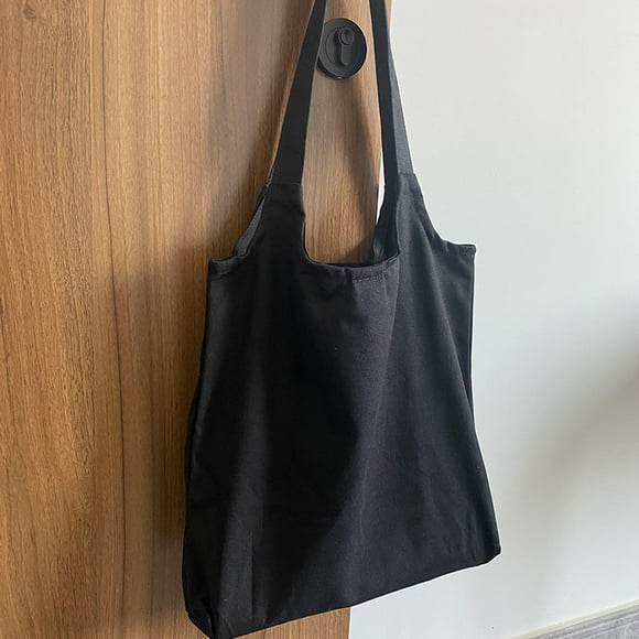 Jinsinto Cute Canvas Tote Bag Aesthetic Personalized Custom Reusable Grocery Bags Art Minimalist Shoulder Bag