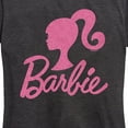 thumbnail image 3 of Barbie - Pink Glitter Silhuoette Logo - Women's Short Sleeve Graphic T-Shirt, 3 of 5
