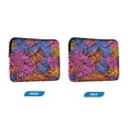 thumbnail image 7 of FORMRS 15-15.6 inch Laptop Sleeve Case Soft Carrying Quilted Computer Bag Cover, Colorful Palm Pattern, 7 of 7