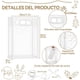 thumbnail image 2 of Bolsa de Regalo de Transparente 12 Piezas, Bolsa de Flores PP Reutilizable con Cinta para Bodas, Novias, Cumpleaños, Baby Shower, Fiesta, 7x10x3.15in (Blanco), 2 of 4