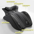 thumbnail image 2 of Ngardk Wedge Pillow, Ergonomic Memory Foam Pillows, Back Support Reading Bed Pillow for Home, 2 of 6