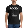 thumbnail image 3 of Black Rocky Balboa Men's Short Shirt 3D Printed Sleeve Fashion T Shirt Round Neck Gift Tee, 3 of 8