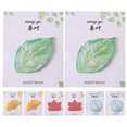 thumbnail image 2 of 8Pcs Leaf Design Memo Pads Unique Leaf Note Stickers Reminding Note Paper, 2 of 4