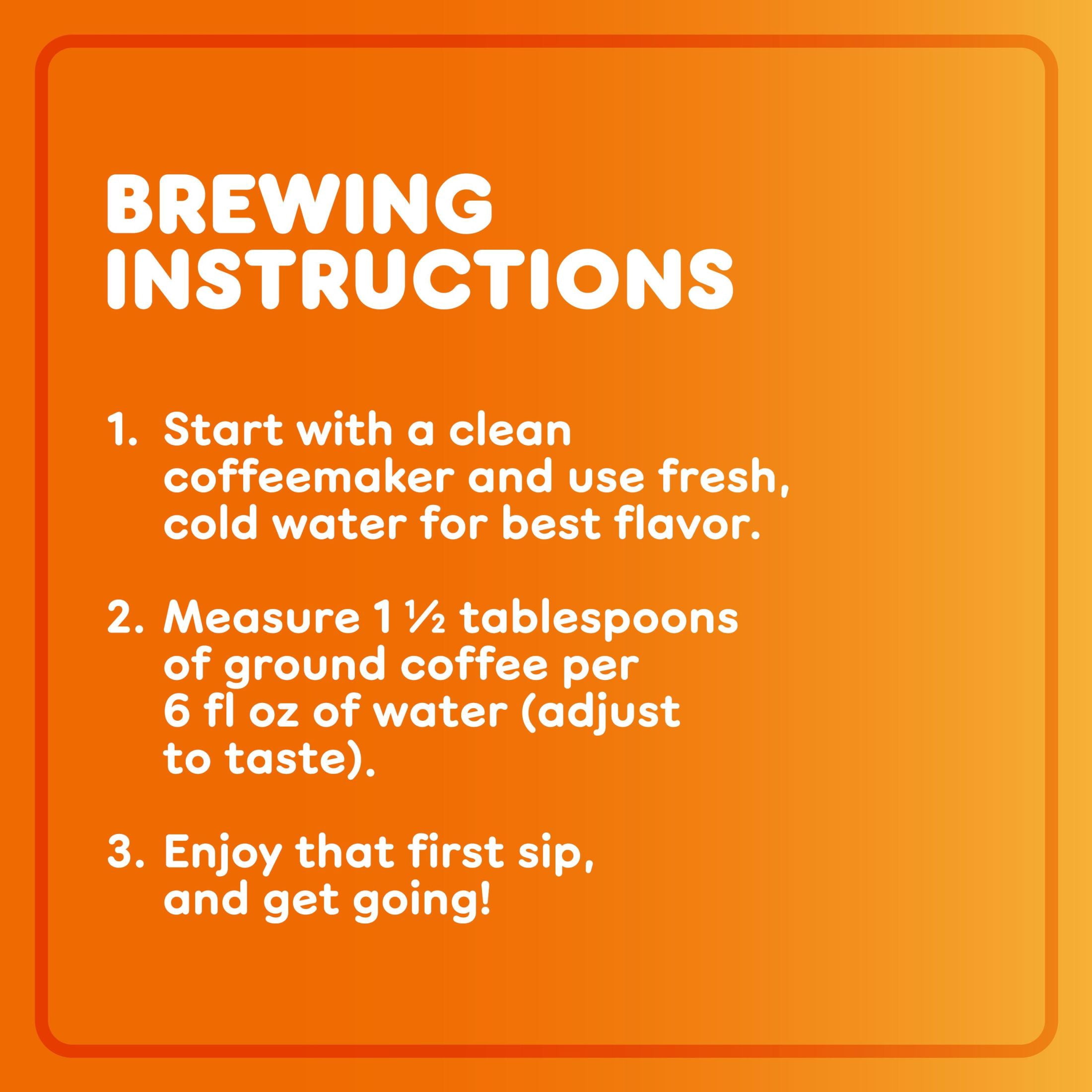 Dunkin’ Original Blend Medium Roast Ground Coffee, 12 oz Bag