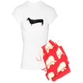 thumbnail image 1 of CafePress - Dachshund Dog - Women's Light Pajamas, 1 of 1