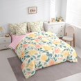 thumbnail image 3 of Feelyou Flower Floral Bedding Comforter Set 7pcs for Women, Romantic Rose King Bedding Sets, Vintage Fashion Style Reversible Bed Sheets, Lightweight Room Decor, 3 of 7